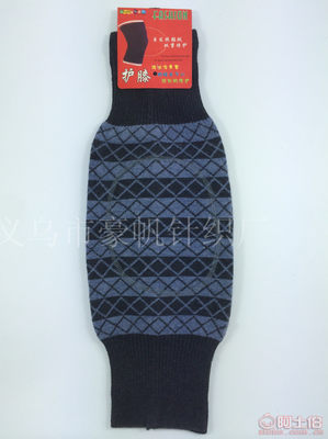 【豪帆加厚保暖菱格提花羊絨襪套防寒保健護(hù)膝加長(zhǎng)針織護(hù)腿廠家直銷HX-302】義烏市豪帆針織廠 - 產(chǎn)品庫